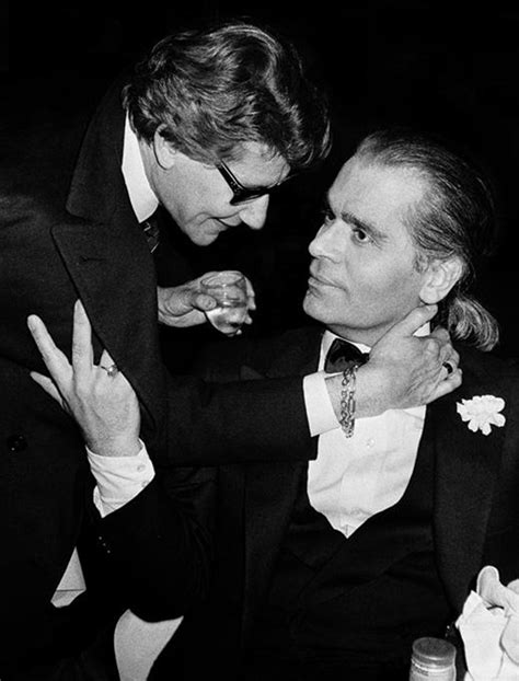 did karl lagerfeld date yves saint laurent|karl lagerfeld and jacques de bascher.